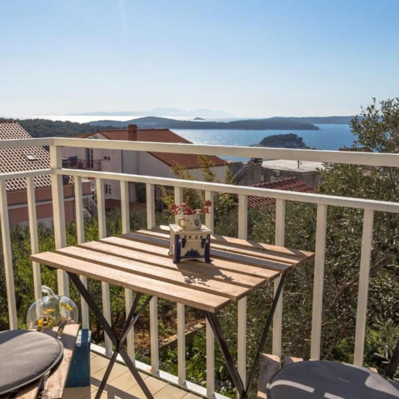 Peaceful Apartment With Beautiful View - Hvar: Autumn, Balcony / Terrace / Patio, Spring, Summer