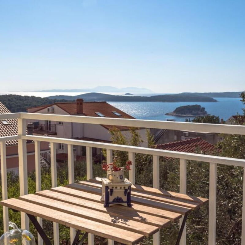 Peaceful Apartment With Beautiful View - Hvar: Autumn, Balcony / Terrace / Patio, Spring, Summer