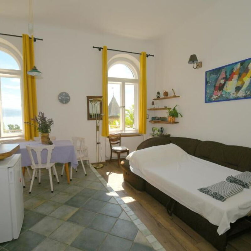 Appartamento Central Sea View Opatija: Autumn, Kitchen, Living Room, Spring, Summer