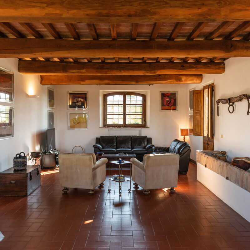 Country House In Tuscan Hills: Autumn, Dining Room, Living Room, Spring, Summer, Winter