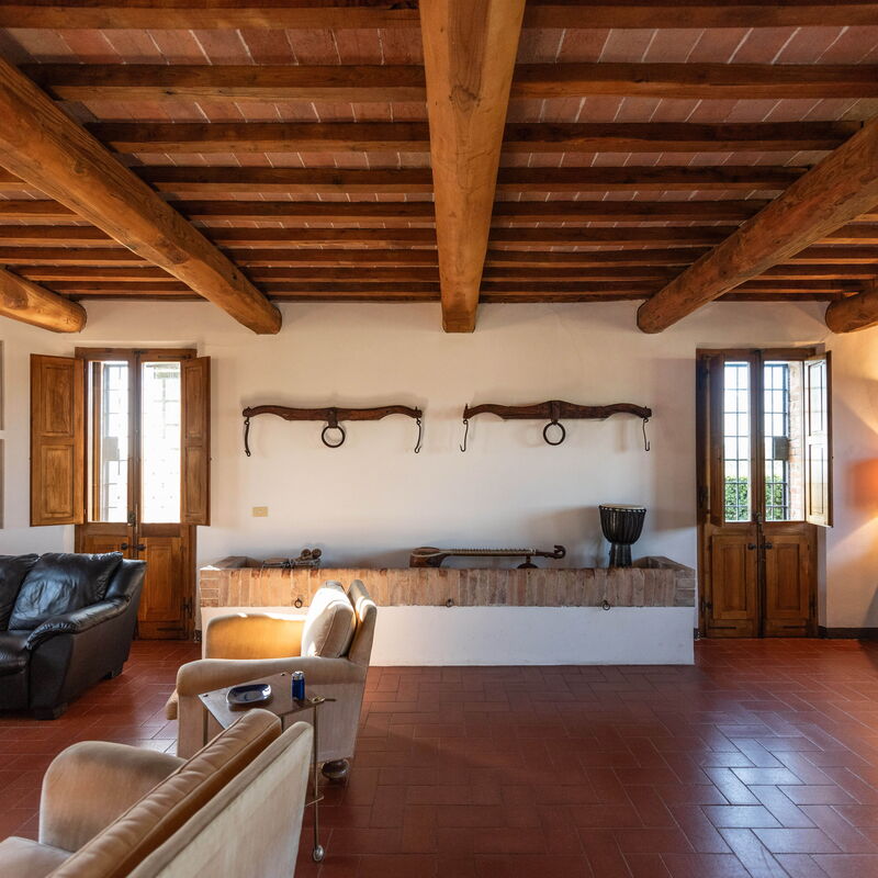 Country House In Tuscan Hills: Autumn, Dining Room, Living Room, Spring, Summer, Winter