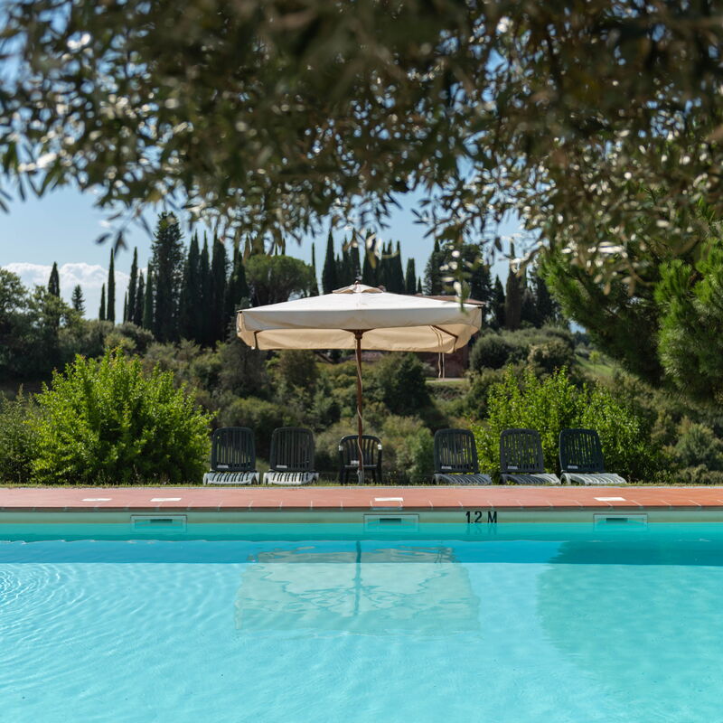 Green Hill Apartment In Tuscan Countryside: Autumn, Building Exterior, Garden, Pool, Spring, Summer, Winter