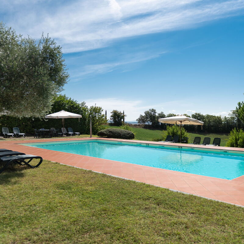 Green Hill Apartment In Tuscan Countryside: Autumn, Building Exterior, Garden, Pool, Spring, Summer, Winter