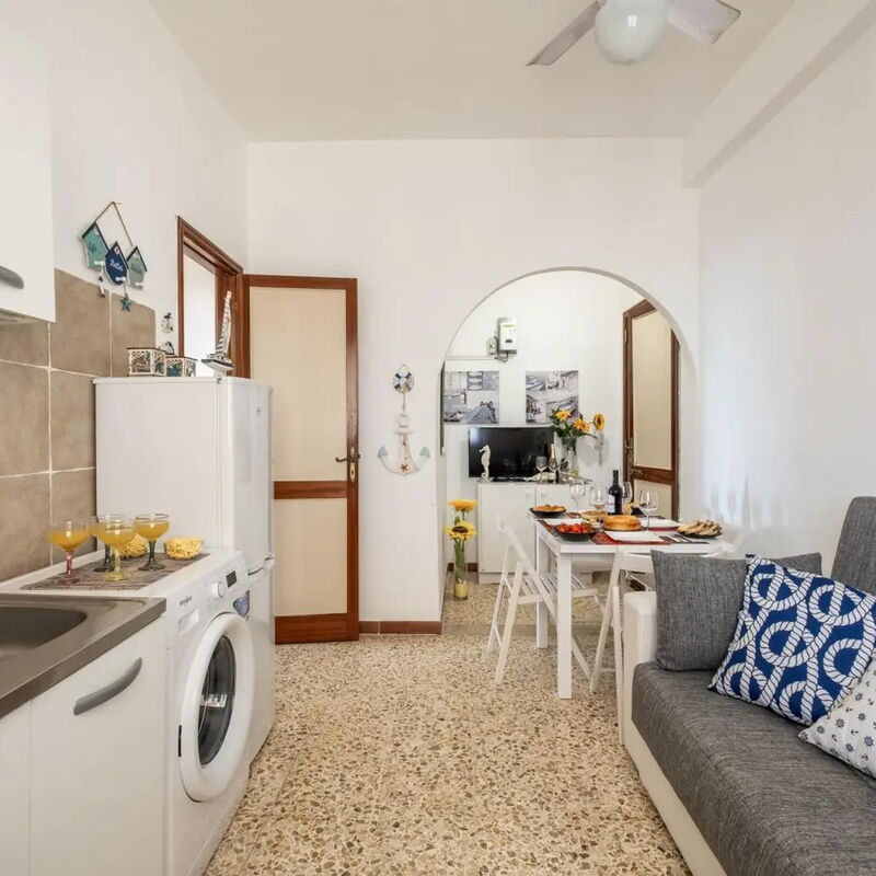 Appartamento Azzurro With Parking: Autumn, Kitchen, Living Room, Spring, Summer