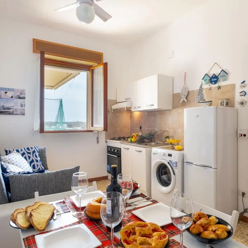 Appartamento Azzurro With Parking: Autumn, Kitchen, Living Room, Spring, Summer