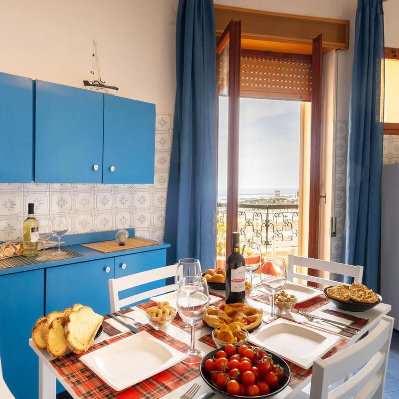 Appartamento Panoramic View Porto Cesareo: Autumn, Kitchen, Spring, Summer