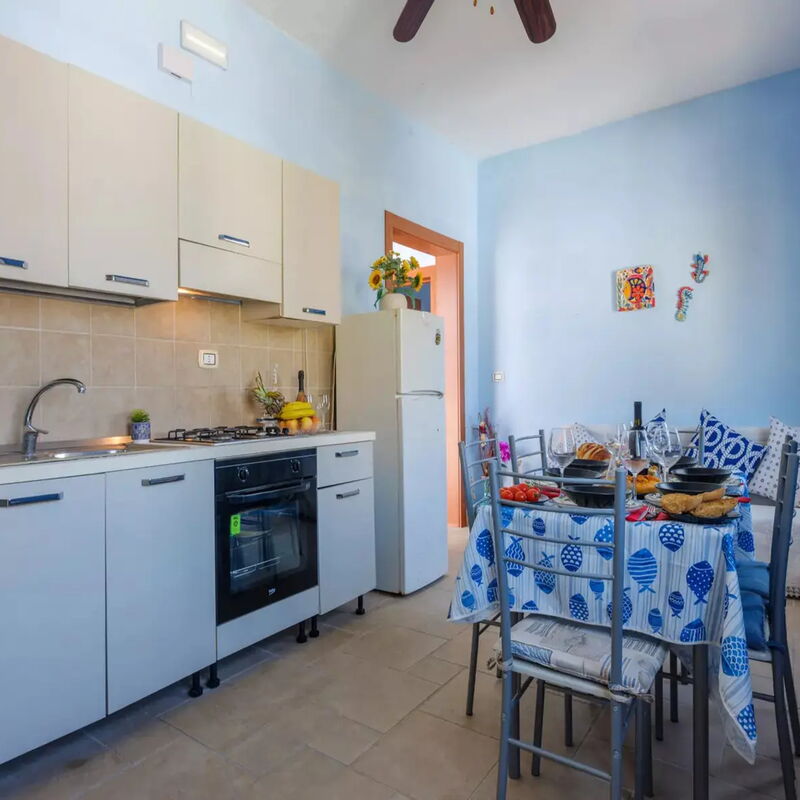 Panoramic Terrace Apartment Porto Cesareo: Autumn, Kitchen, Spring, Summer