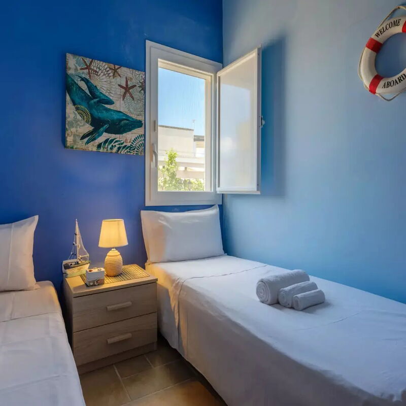 Panoramic Terrace Apartment Porto Cesareo: Autumn, Bedroom, Spring, Summer
