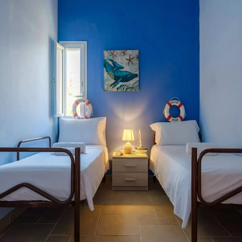 Panoramic Terrace Apartment Porto Cesareo: Autumn, Bedroom, Spring, Summer