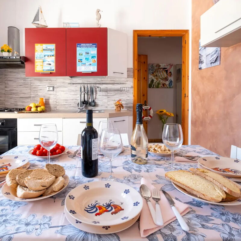 Rifugio Al Mare, Ac, Wifi, San Foca: Autumn, Kitchen, Spring, Summer