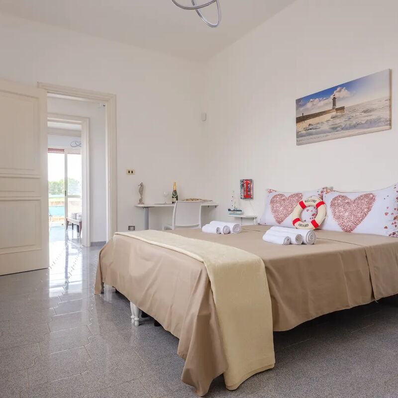 Casa Tramonto, Ac, Wifi, Torre Lapillo: Autunno, Camera da letto, Estate, Primavera