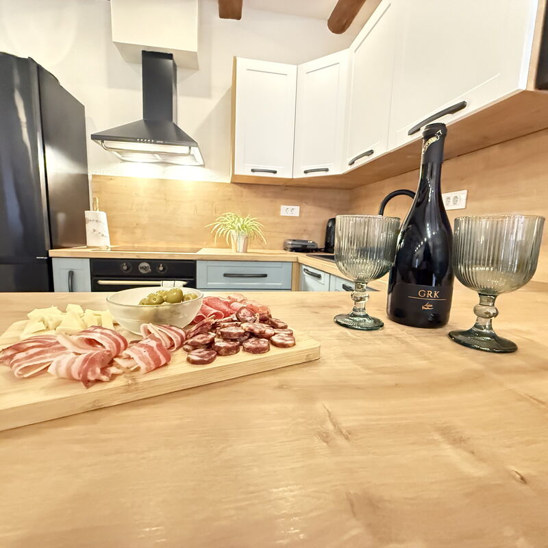 Casa Rossa Ac, Wifi, Prodol - Croazia: Autumn, Kitchen, Spring, Summer