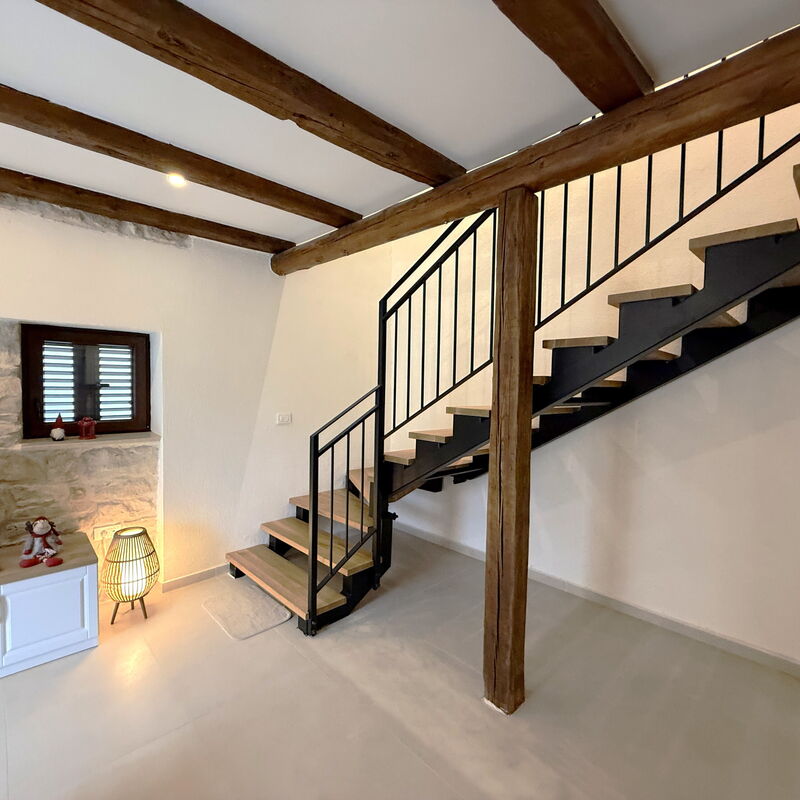 Casa Rossa Ac, Wifi, Prodol - Croazia: Autumn, Living Room, Spring, Summer