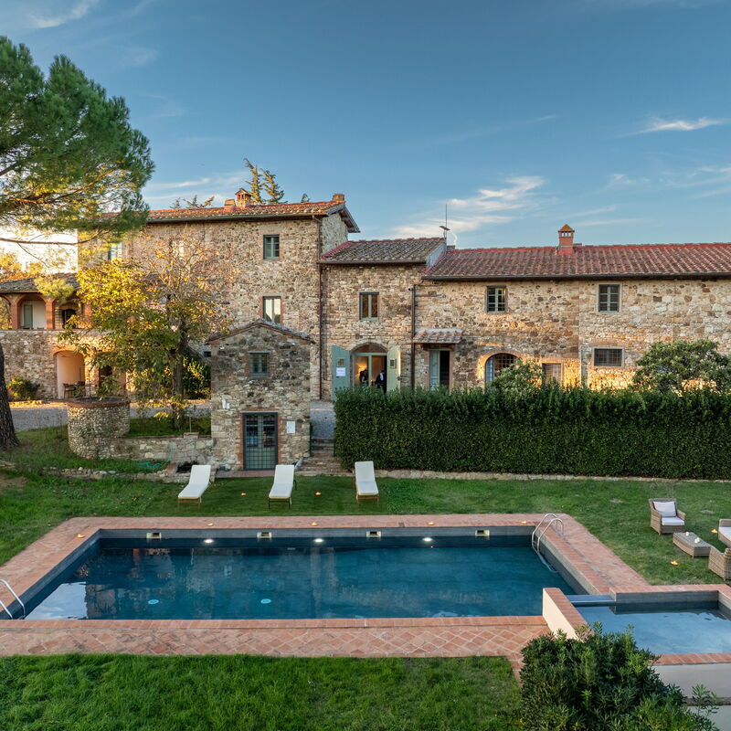 Relais Badia a Passignano: Autumn, Pool, Spring, Summer