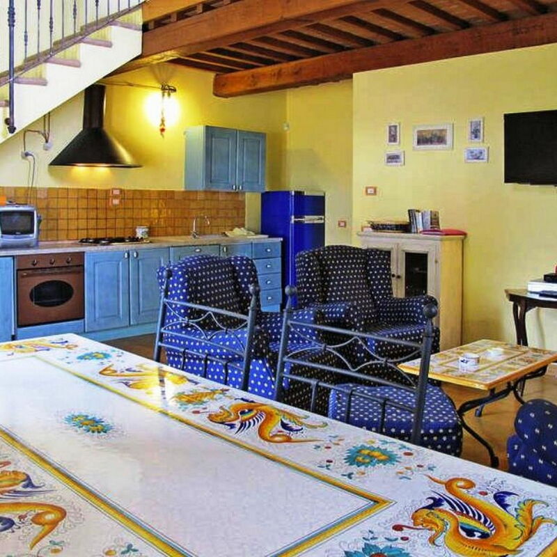 Podere Calderuccio La Pineta: Frühling, Herbst, Küche, Sommer