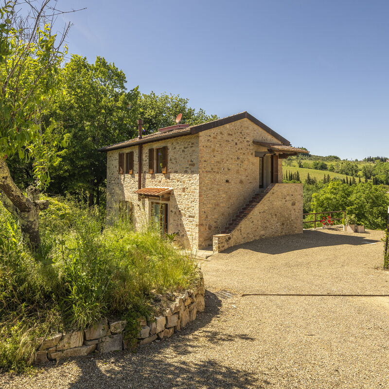 Villetta Cafaggio, Ac, Wifi, Panzano In Chianti: Autumn, Main Entrance, Spring, Summer