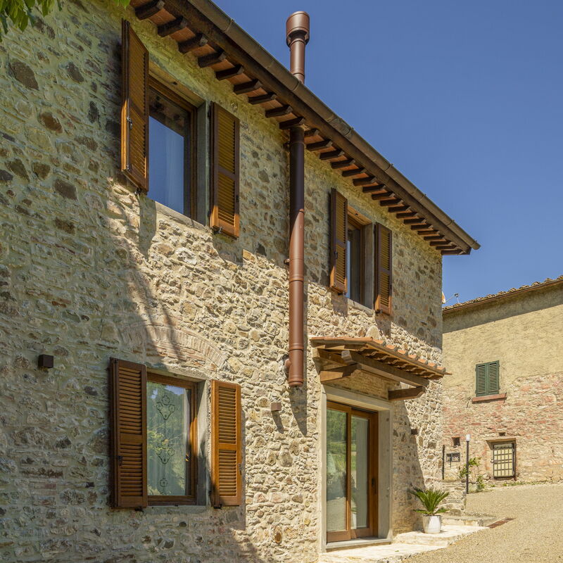 Villetta Cafaggio, Ac, Wifi, Panzano In Chianti: Autumn, Main Entrance, Spring, Summer