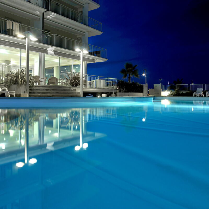 Residence Roseto, Pool, Seaview, Abruzzo: Autumn, Pool, Spring, Summer