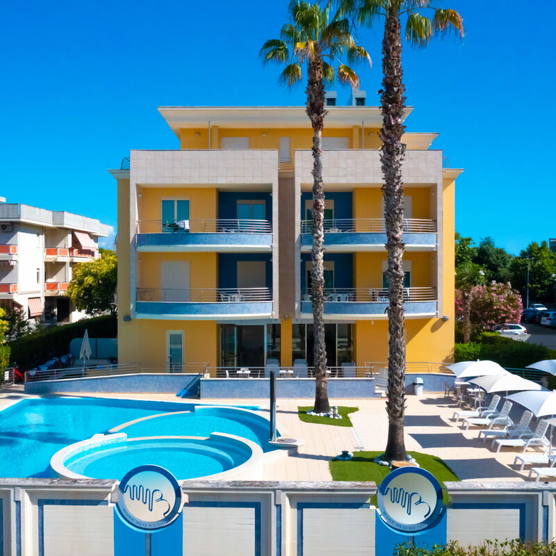 Residence Villarosa Pool And Beach: Autumn, Building Exterior, Main Entrance, Pool, Spring, Summer