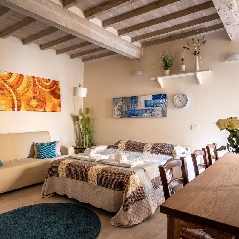 San Cristofano Blu Apartment Santa Croce, Florence: Autunno, Estate, Primavera, Sala da pranzo, Soggiorno