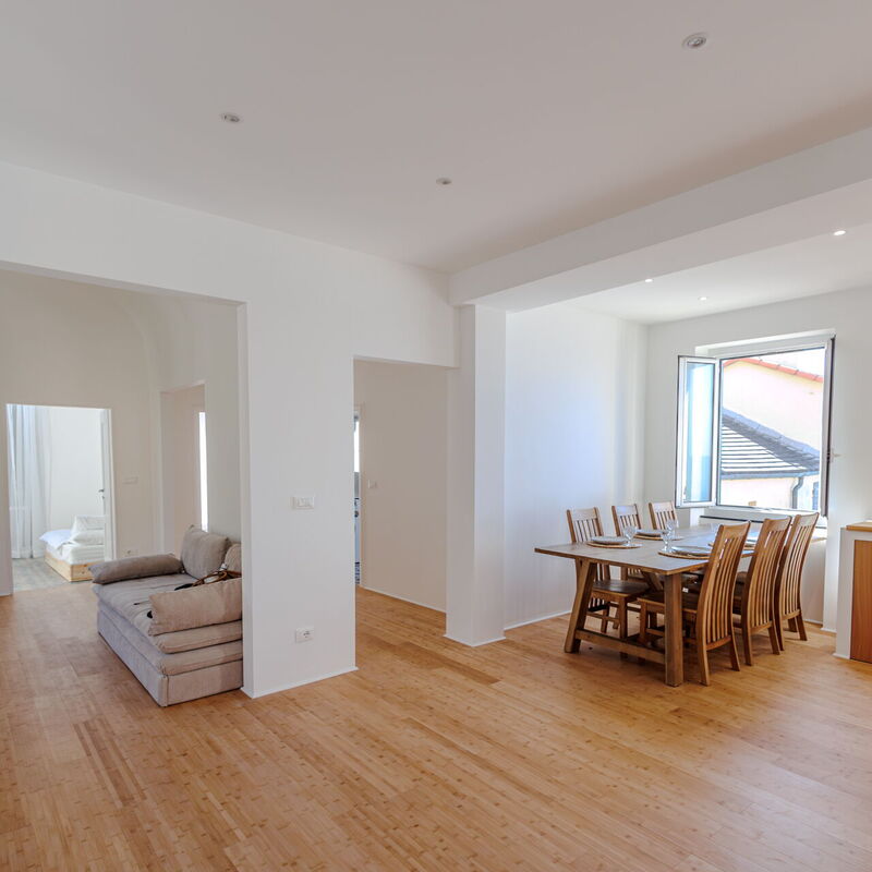 Newly Renovated Ocean View Flat: Autumn, Kitchen, Living Room, Spring, Summer