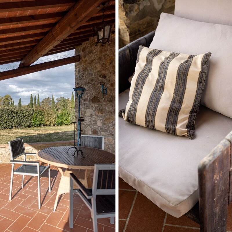 La Casina Honeymoon Cottage, Badia Agnano: Balcony / Terrace / Patio