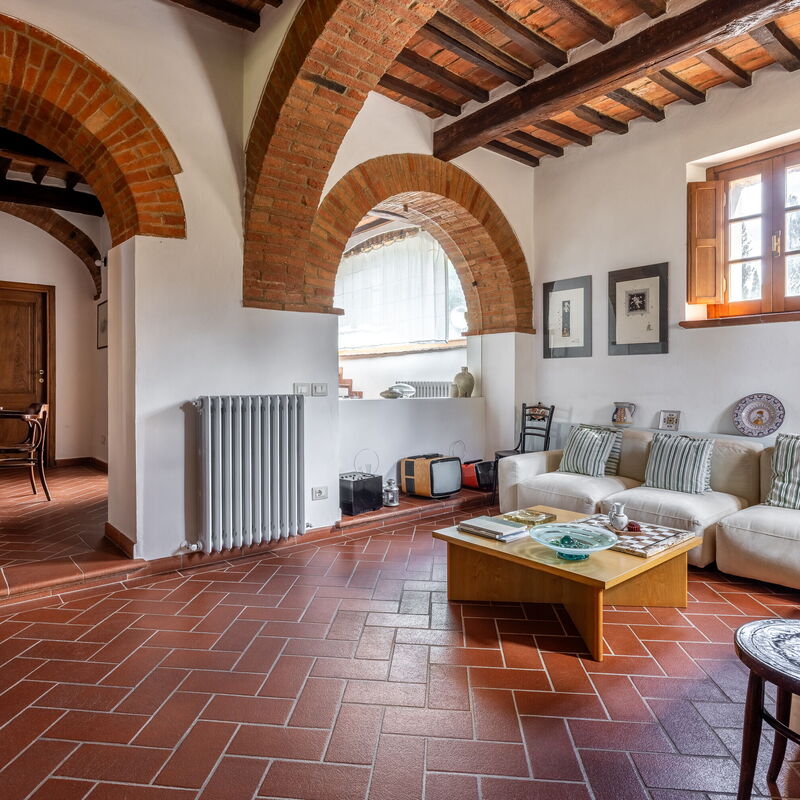 Maria Gabriella Holiday Home In Monticchiello: Autumn, Dining Room, Kitchen, Living Room, Spring, Summer