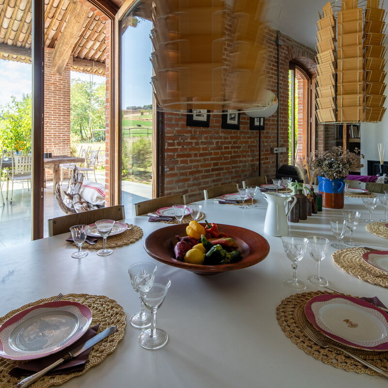 Villa Poggio Zucchino, Pool, Wellness, Piacenza: Automne, Cuisine, Été, Printemps, Salle à manger