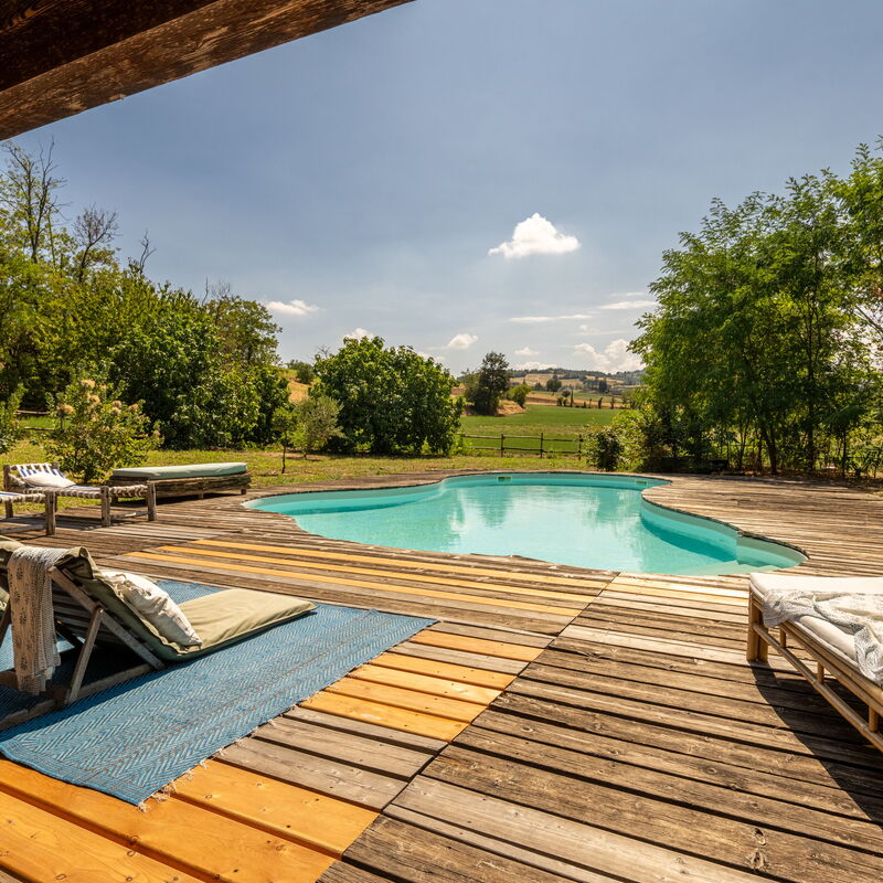 Villa Poggio Zucchino, Pool, Wellness, Piacenza: Automne, bassin, Été, Printemps