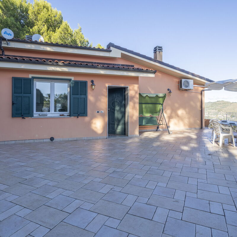 Villa Caroline, Private Pool and Seaview: Autumn, Balcony / Terrace / Patio, Main Entrance, Spring, Summer