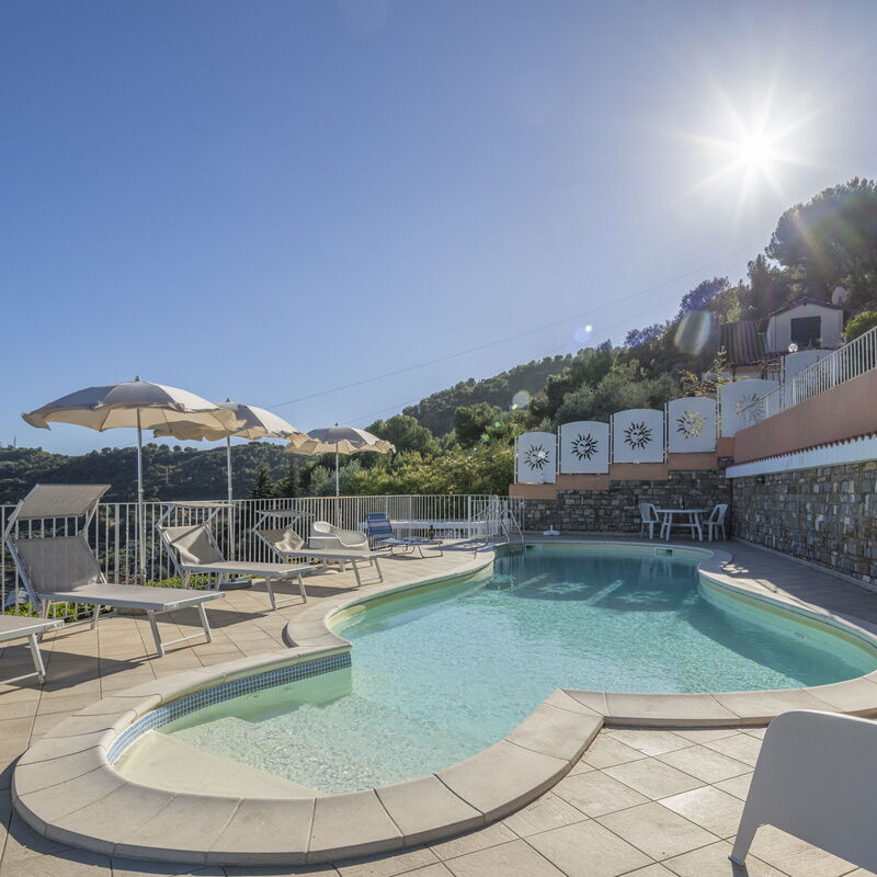 Villa Caroline, Private Pool and Seaview: Autumn, Pool, Spring, Summer