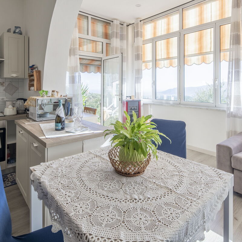 Casa di Bruna Seaview, Albenga: Autumn, Kitchen, Living Room, Spring, Summer