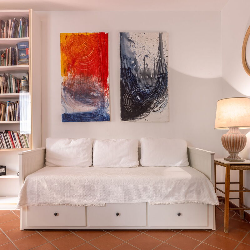 Il Ferrone Apartment With Garden - Greve In Chianti: Autumn, Living Room, Spring, Summer