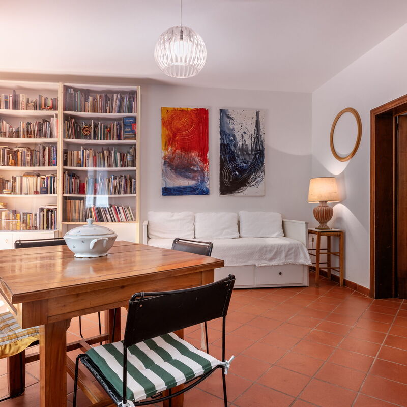 Il Ferrone Apartment With Garden - Greve In Chianti: Autumn, Living Room, Spring, Summer