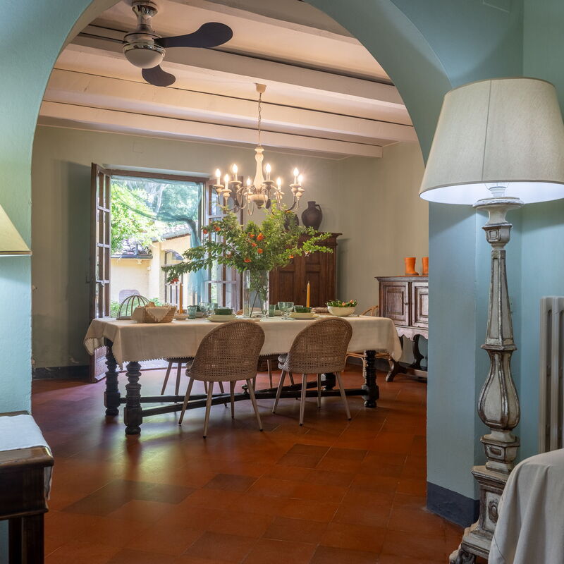 Podere la Botte, Pool, Lari: Esszimmer, Frühling, Herbst, Sommer