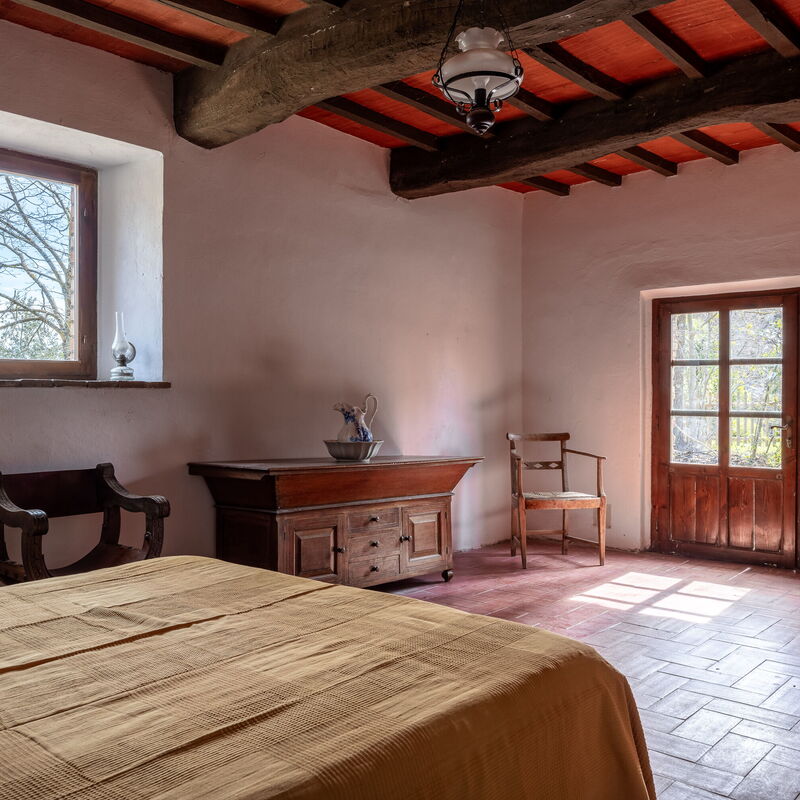 Amelia House Private Pool, Casole Elsa, Monti: Automne, chambre à coucher, Été, Printemps