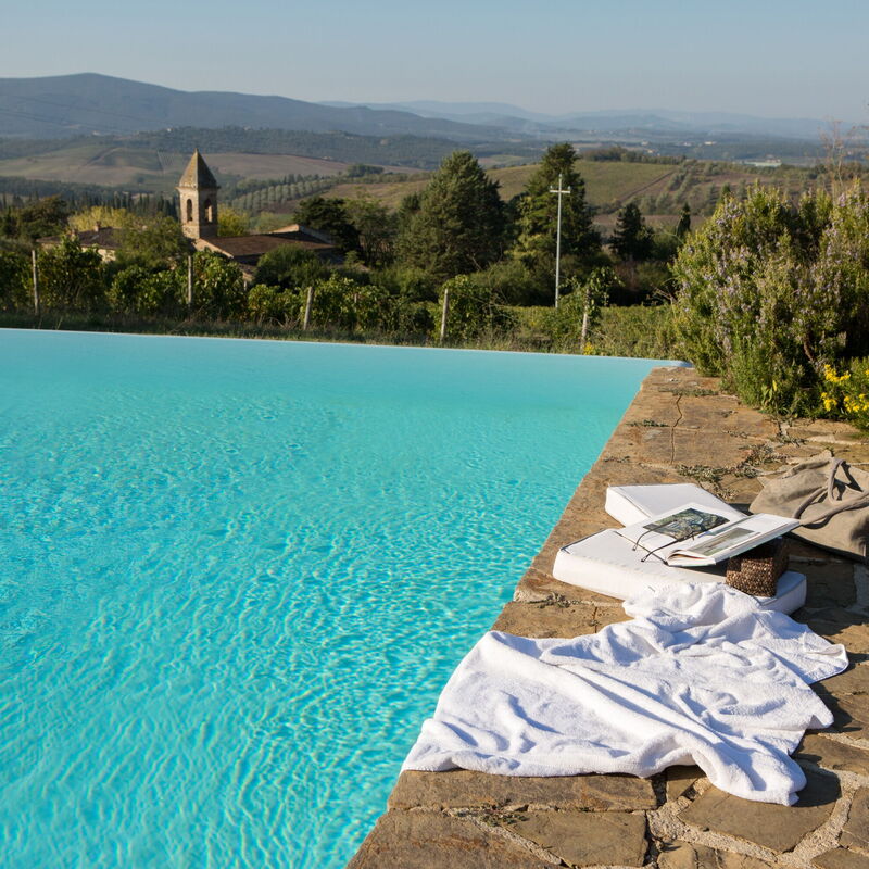Podere Sangiovese, Pool and View in Chianti: Automne, Été, Printemps, Vues
