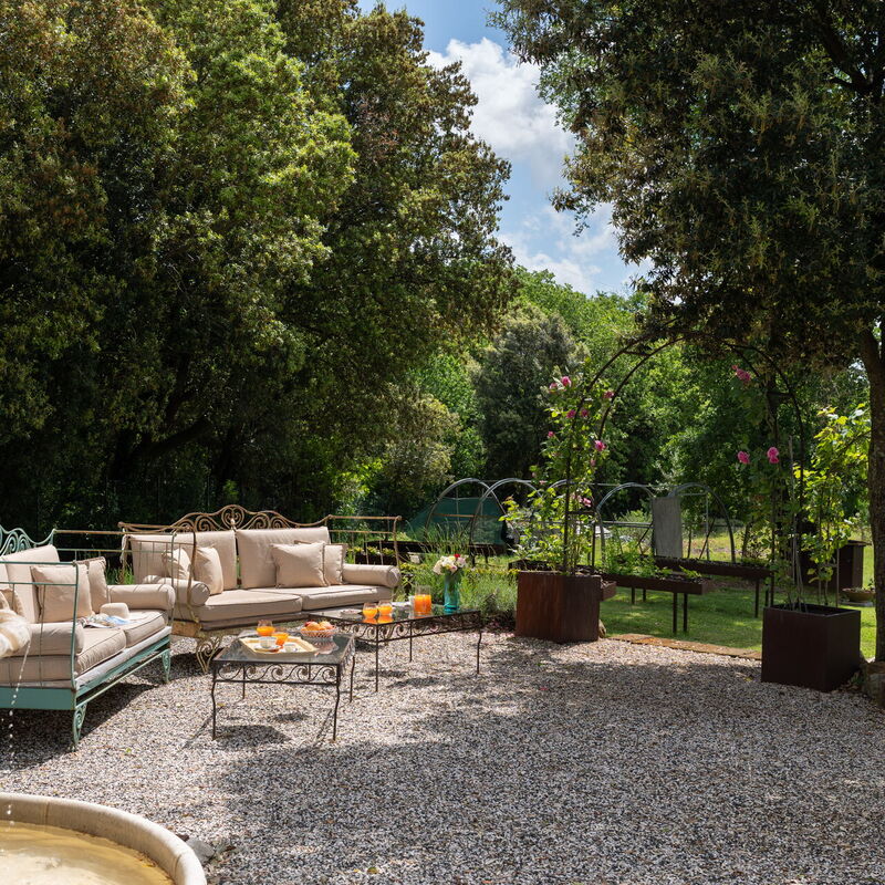Villa la Cerbaina: Außen, Garten