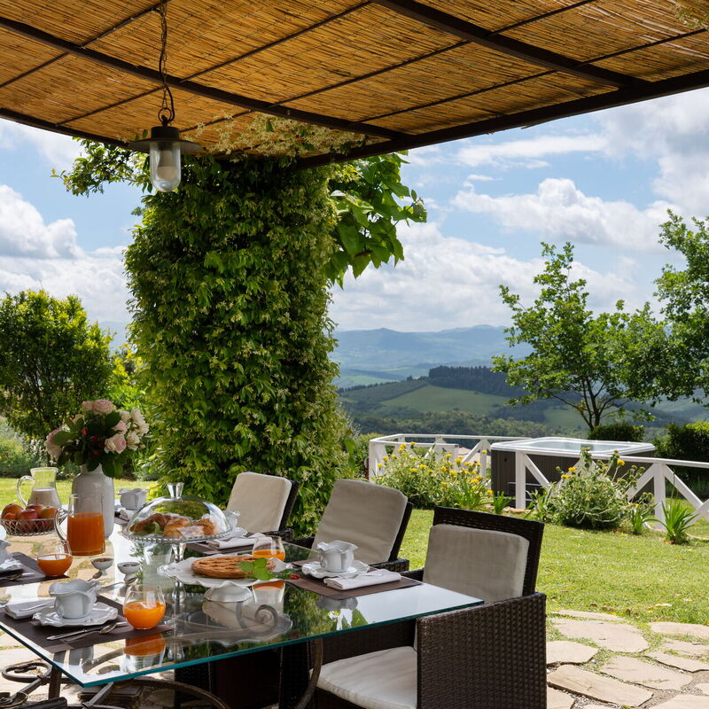 Villa la Cerbaina: Außen, Draussen, Essen, Garten