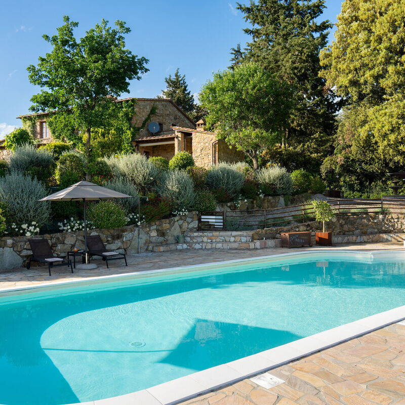 Villa la Cerbaina: Außen, Schwimmbad