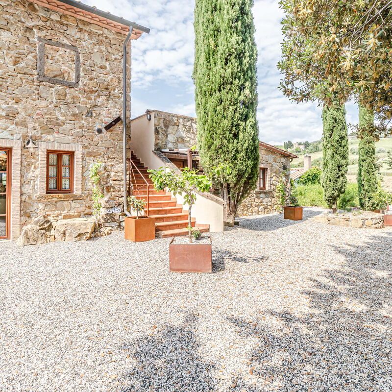 Villa la Cerbaina: Entrée principale, Extérieurs