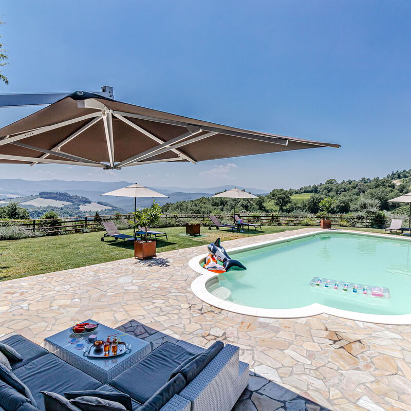 Villa la Cerbaina: bassin, Extérieur, Extérieurs, Vues