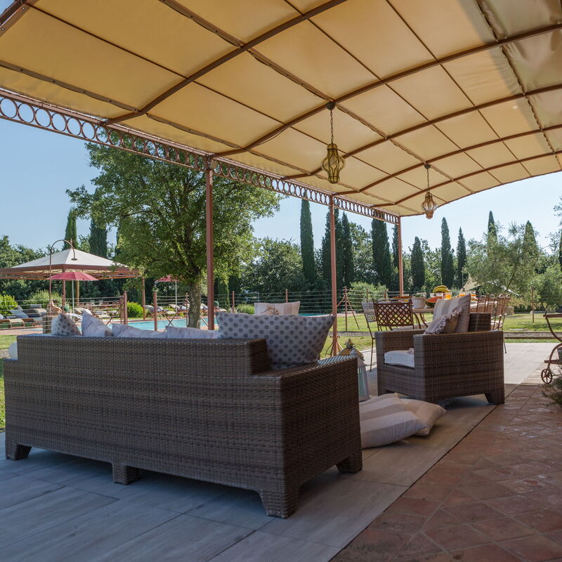 Villa Francesca: Balcony / Terrace / Patio, Building Exterior, Garden, Pool