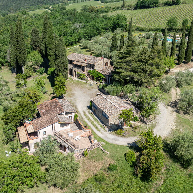 Podere le Lune with Pool, San Gimignano: Autunno, Estate, Esterni, Giardino, Primavera
