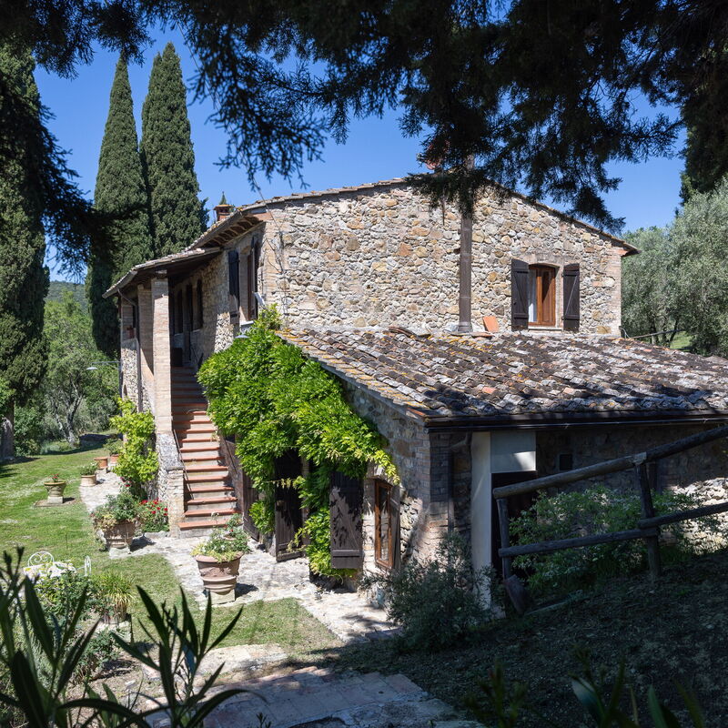 Podere le Lune with Pool, San Gimignano: Autunno, Estate, Esterni, Giardino, Primavera