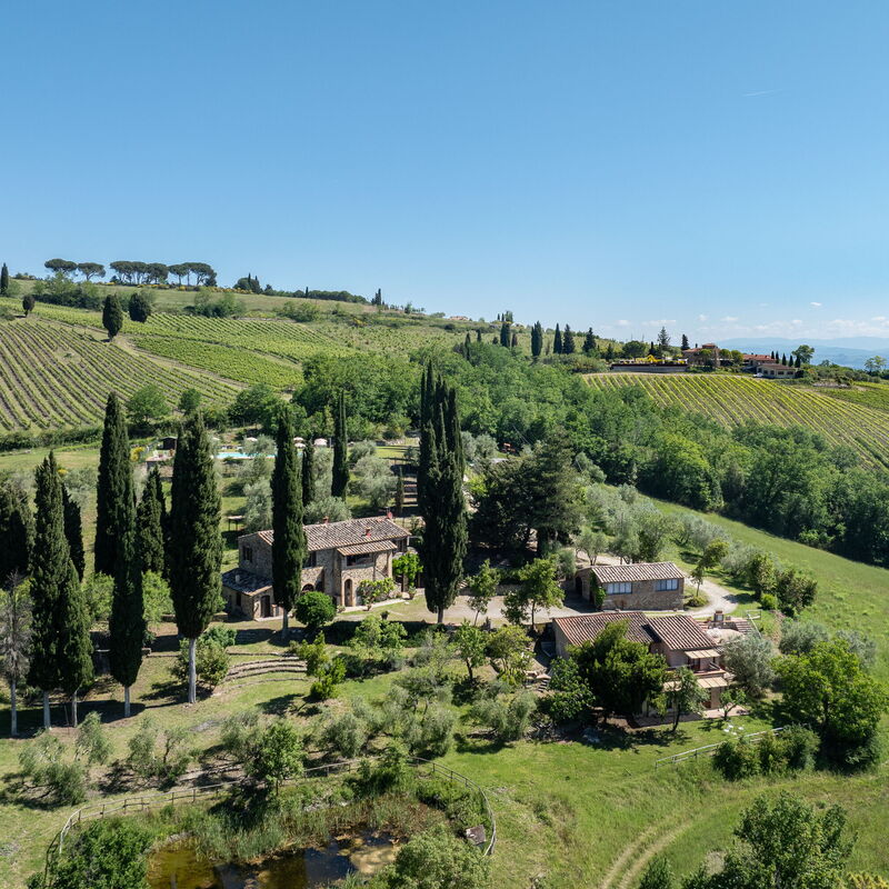 Podere le Lune with Pool, San Gimignano: Autunno, Estate, Esterni, Giardino, Primavera