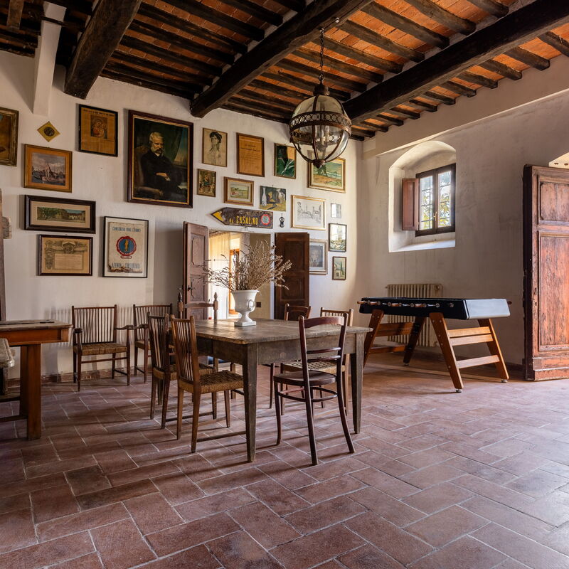 Villa Il Casalino, Florentine Hills with Pool: Autumn, Dining Room, Spring, Summer