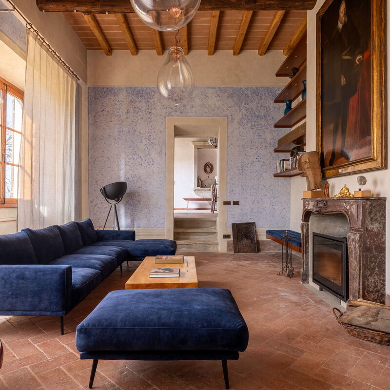 Villa Il Casalino, Florentine Hills with Pool: Autumn, Living Room, Spring, Summer