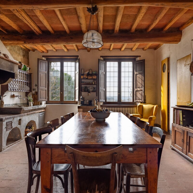 Villa Il Casalino, Florentine Hills with Pool: Autumn, Kitchen, Spring, Summer