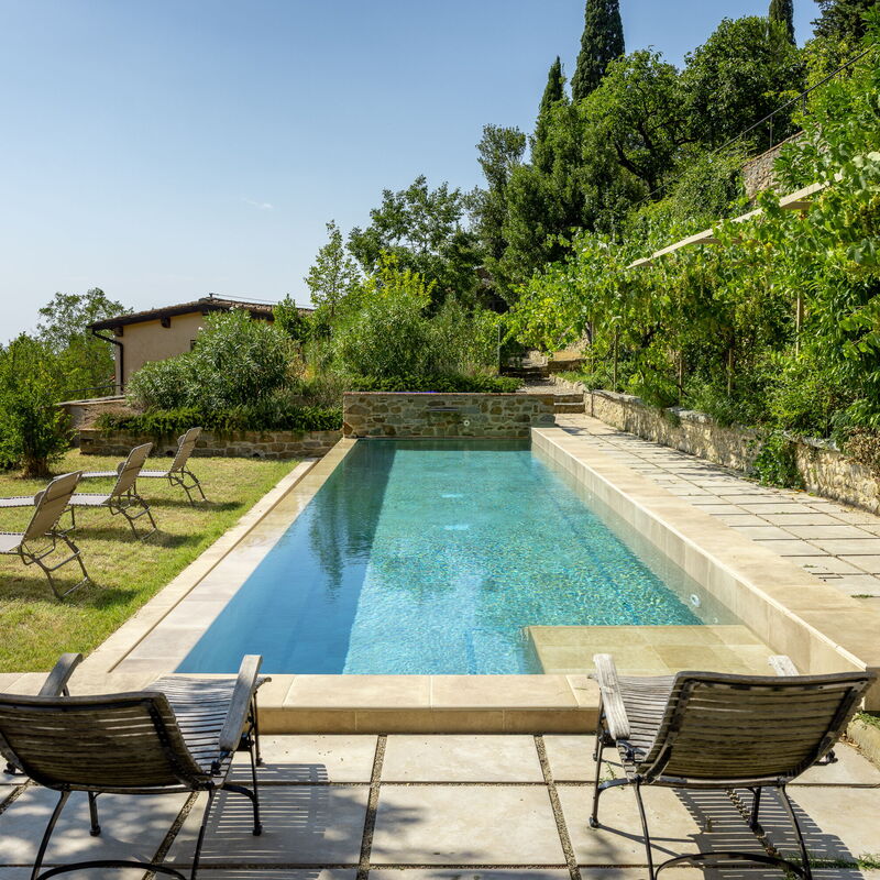 Villa Il Casalino, Florentine Hills with Pool: Frühling, Garten, Herbst, Schwimmbad, Sommer